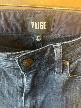 PAIGE Skinny Jeans in Dark Indigo Blue